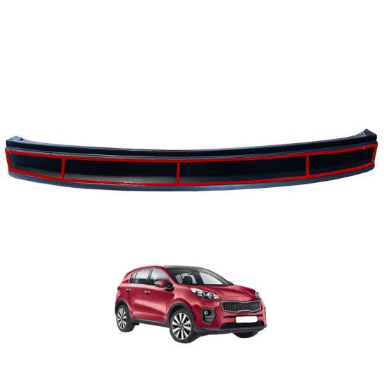 Προστατευτικό Πίσω Προφυλακτήρα Για Kia Sportage 2018-2020 Από Abs Πλαστικό Μαύρο