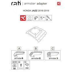 Βάση Τεμπέλη Ειδική Για Honda Jazz 16-19 Armster Rati 1 Τεμάχιο Βάση Τεμπέλη Ειδική Για Honda Jazz 16-19 Armster Rati 1 Τεμάχιο