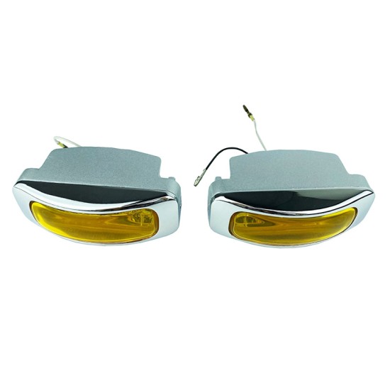 Προβολείς Universal 125x46mm H3 12V 55W LA-1100 16031 Κίτρινο 2 Τεμάχια
