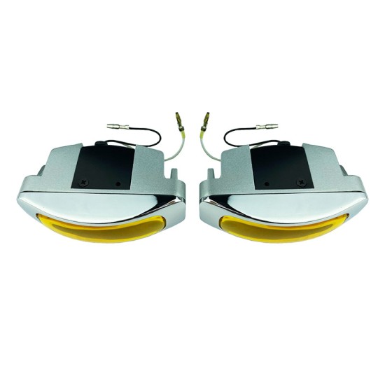 Προβολείς Universal 125x46mm H3 12V 55W LA-1100 16031 Κίτρινο 2 Τεμάχια