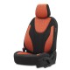 Καλύμματα Αυτοκινήτου Otom Ruby Design Universal Βαμβακερό Ύφασμα Rachel Σετ Εμπρός / Πίσω 11 Τεμαχίων "Terracota" Μαύρο / Κεραμιδί RBY-1204