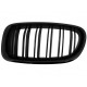 Καρδιές Μάσκας Για Bmw 5 F10 / F11 / F18 10-16 M4 Look Με Διπλή Γρίλια Μαύρο Γυαλιστερό V.2 2 Τεμάχια