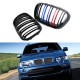 Καρδιές Μάσκας Για Bmw X5 E53 99-03 M4 Look Με Διπλή Γρίλια Μαύρο Γυαλιστερό 2 Τεμάχια
