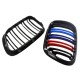 Καρδιές Μάσκας Για Bmw X5 E53 99-03 M4 Look Με Διπλή Γρίλια Μαύρο Γυαλιστερό 2 Τεμάχια