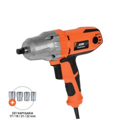 Μπουλονόκλειδο 450W Με Καρυδάκια 17 / 19 / 21 / 22 mm Krausmann 8300 Μπουλονόκλειδο 450W Με Καρυδάκια 17 / 19 / 21 / 22 mm Krausmann 8300