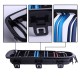 Καρδιές Μάσκας Για Bmw 3 F30 / F31 11-18 M4 Look Με Διπλή Γρίλια Tri-Color Μαύρο Γυαλιστερό 2 Τεμάχια