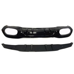 Diffuser Πίσω Προφυλακτήρα Για Mercedes-Benz A-Class W177 19+ Hatchback A45 Amg Look