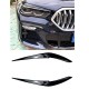Φρυδάκια Μπροστινών Φαναριών Για Bmw X5 G05 & X6 G06 2018+ Βαμμένα Μάυρο Γυαλιστερό Χρώμα 2 Τεμάχια