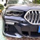 Φρυδάκια Μπροστινών Φαναριών Για Bmw X5 G05 & X6 G06 2018+ Βαμμένα Μάυρο Γυαλιστερό Χρώμα 2 Τεμάχια