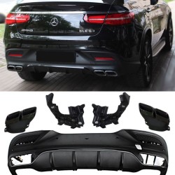 Diffuser Πίσω Προφυλακτήρα Για Mercedes-Benz GLE Coupe C292 2015-2019 GLE63 Amg Look Για Amg Sport Line Προφυλακτήρες Σετ Με Μαύρες Μπούκες Diffuser Πίσω Προφυλακτήρα Για Mercedes-Benz GLE Coupe C292 2015-2019 GLE63 Amg Look Για Amg Sport Line Προφυλακτήρες Σετ Με Μαύρες Μπούκες