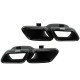 Diffuser Πίσω Προφυλακτήρα Για Mercedes-Benz GLE Coupe C292 2015-2019 GLE63 Amg Look Για Amg Sport Line Προφυλακτήρες Σετ Με Μαύρες Μπούκες
