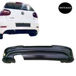 Πισινός Προφυλακτήρας Για VW Golf V (5) 03-08 R32 Look Με Εξατμίσεις Αριστερά Μαύρο Ματ Από Abs Πλαστικό Πισινός Προφυλακτήρας Για VW Golf V (5) 03-08 R32 Look Με Εξατμίσεις Αριστερά Μαύρο Ματ Από Abs Πλαστικό