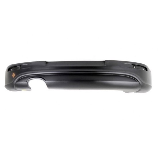 Πισινός Προφυλακτήρας Για VW Golf V (5) 03-08 R32 Look Με Εξατμίσεις Αριστερά Μαύρο Ματ Από Abs Πλαστικό