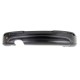 Πισινός Προφυλακτήρας Για VW Golf V (5) 03-08 R32 Look Με Εξατμίσεις Αριστερά Μαύρο Ματ Από Abs Πλαστικό