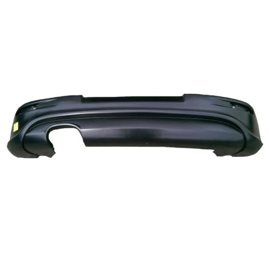 Πισινός Προφυλακτήρας Για VW Golf V (5) 03-08 R32 Look Με Εξατμίσεις Αριστερά Μαύρο Ματ Από Abs Πλαστικό