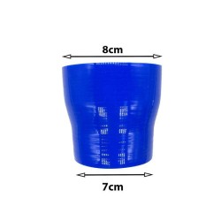Κολάρο Σιλικόνης Με Ruducer Από Φ70mm Σε Φ80mm Μπλε