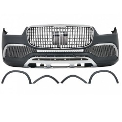 Μπροστινός Προφυλακτήρας Για Mercedes-Benz GLE W167 SUV / GLE Coupe C167 (2019-up) Maybach Design Με Μάσκα Και Προεκτάσεις Φτερών