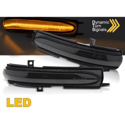 Φλας Καθρέπτη Για Honda Civic 04-06 3-5Doors / Accord 02-08 Smoke Dynamic Led 2 Τεμάχια