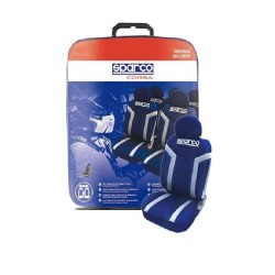 Καλύμματα Αυτοκινήτου "Sparco Linea S" Universal Υφασμάτινα Σετ Εμπρός / Πίσω 11 Τεμαχίων Μπλε / Άσπρο Καλύμματα Αυτοκινήτου "Sparco Linea S" Universal Υφασμάτινα Σετ Εμπρός / Πίσω 11 Τεμαχίων Μπλε / Άσπρο