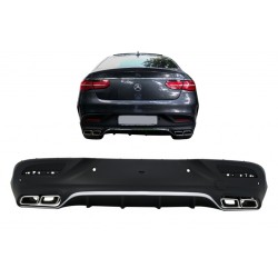 Diffuser Πίσω Προφυλακτήρα Για Mercedes-Benz GLE Coupe C292 2015-2019 GLE63 Amg Look Για Amg Sport Line Προφυλακτήρες Σετ Με Μπούκες Χρωμίου Diffuser Πίσω Προφυλακτήρα Για Mercedes-Benz GLE Coupe C292 2015-2019 GLE63 Amg Look Για Amg Sport Line Προφυλακτήρες Σετ Με Μπούκες Χρωμίου