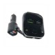 Fm Transmitter Με Bluetooth, Φορτιστής 2 USB, Οθόνη LCD PL-658 Μαύρο 1 Τεμάχιο
