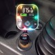 Fm Transmitter Με Bluetooth, Φορτιστής 2 USB, Οθόνη LCD PL-658 Μαύρο 1 Τεμάχιο