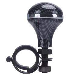 Τεμπέλης Τιμονιού Universal Carbon Με Δαχτυλίδι Χρωμίου 20814