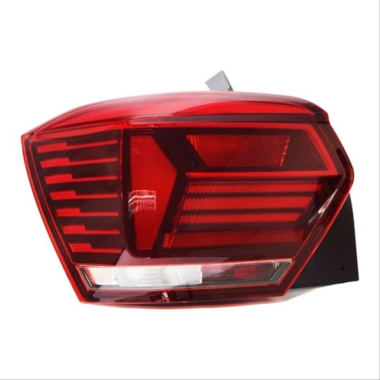 Πισινά Φανάρια Set Για Vw Polo AW 2018+ Led R-Line Look Red/Crystal