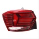 Πισινά Φανάρια Set Για Vw Polo AW 2018+ Led R-Line Look Red/Crystal