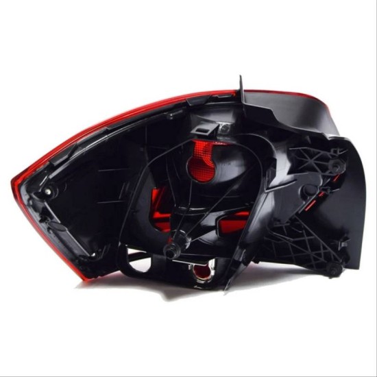 Πισινά Φανάρια Set Για Vw Polo AW 2018+ Led R-Line Look Red/Crystal