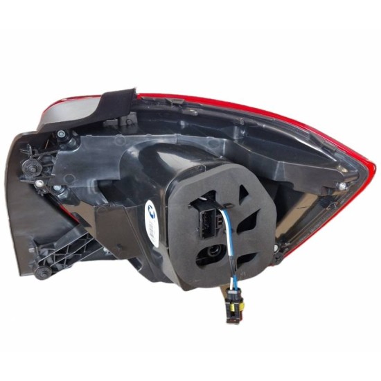Πισινά Φανάρια Set Για Vw Polo AW 2018+ Led R-Line Look Red/Crystal