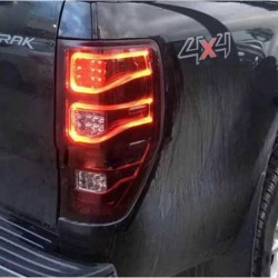 Πισινά Φανάρια Set Για Ford Ranger T6 T7 T8 12-20 Led Bar Black Full Led