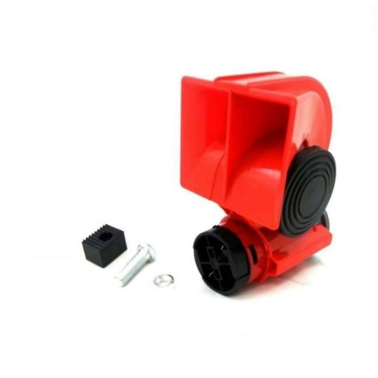 Κόρνα Ηλεκτροπνευματική Διπλή 12V 139dB Κόκκινη