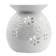 Κεραμικός Αρωματιστής Bubble Flower 10.4 x 11.5cm Λευκό Themagio 77003