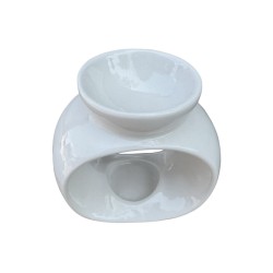 Κεραμικός Αρωματιστής Οβάλ 10,5 x 11,4cm Λευκό Themagio 77022 Κεραμικός Αρωματιστής Οβάλ 10,5 x 11,4cm Λευκό Themagio 77022