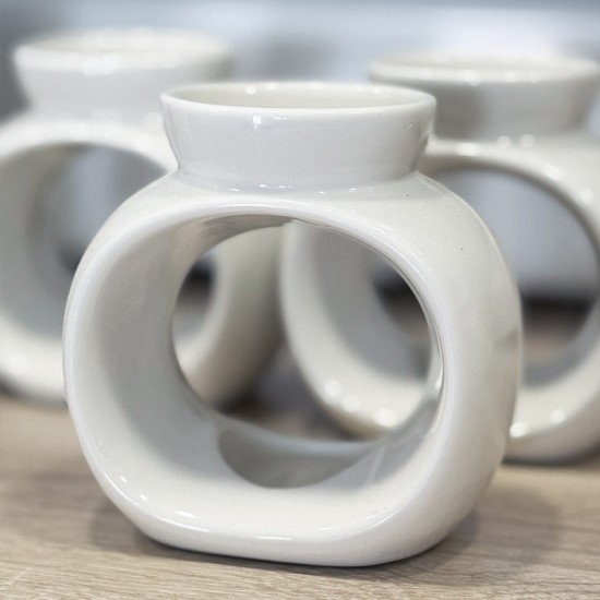 Κεραμικός Αρωματιστής Οβάλ 10,5 x 11,4cm Λευκό Themagio 77022 Κεραμικός Αρωματιστής Οβάλ 10,5 x 11,4cm Λευκό Themagio 77022