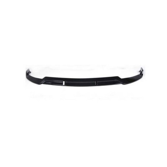 Μπροστινό Spoiler Για Mercedes-Benz  C-Class C205 / W205 Facelift 19-21 Amg Line Μαύρο Γυαλιστερό Brabus Look 3 Τεμάχια