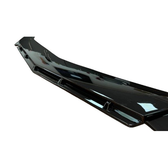 Μπροστινό Spoiler Universal Lip Spoiler Look Από Abs Πλαστικό Μαύρο Γυαλιστερό