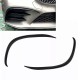 Splitters Μπροστινού Προφυλακτήρα Για Mercedes-Benz C-Class W205 / C205 / S205 2014-2018 Amg Line Έκδοση Γυαλιστερό Μαύρο 2 Τεμάχια