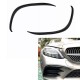Splitters Μπροστινού Προφυλακτήρα Για Mercedes-Benz C-Class W205 / C205 / S205 2014-2018 Amg Line Έκδοση Γυαλιστερό Μαύρο 2 Τεμάχια