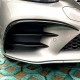 Splitters Μπροστινού Προφυλακτήρα Για Mercedes-Benz C-Class W205 / C205 / S205 2014-2018 Amg Line Έκδοση Γυαλιστερό Μαύρο 2 Τεμάχια