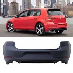 Πισινός Προφυλακτήρας Για VW Golf VII (7 & 7.5) 13-19 Upgrade GTI Look