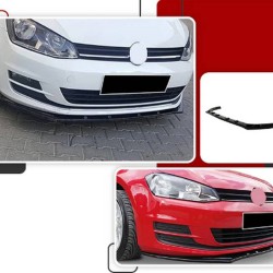Μπροστινό Spoiler Για VW Golf VII (7) 12-17 Race Glossy Black Standard Έκδοση