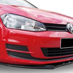 Μπροστινό Spoiler Για VW Golf VII (7) 12-17 Race Glossy Black Standard Έκδοση