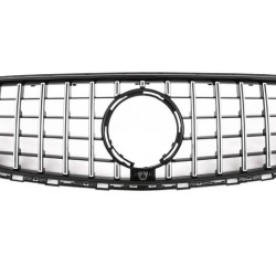 Μάσκα Για Mercedes-Benz GLC-Class X254 SUV & C254 Coupe 22+ GTR Panamericana Design Black/Chrome