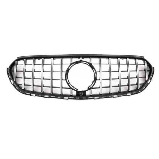 Μάσκα Για Mercedes-Benz GLC-Class X254 SUV & C254 Coupe 22+ GTR Panamericana Design Black/Chrome