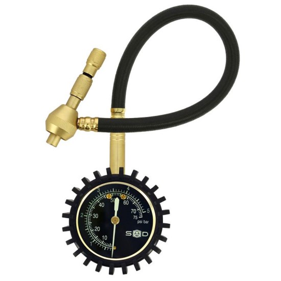 Μετρητής Πίεσης Ελαστικών Αναλογικός 75 Psi 5 Bar Swiss Drive TYRE060