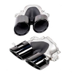 Μπούκες Εξάτμισης Για Mercedes-Benz A-Class (W177), CLA (C118), GLA (H247), GLB (X247) Piano Black (2 Διπλές) Μπούκες Εξάτμισης Για Mercedes-Benz A-Class (W177), CLA (C118), GLA (H247), GLB (X247) Piano Black (2 Διπλές)