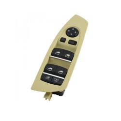 Διακόπτες Ηλεκτρικών Παραθύρων & Καθρεφτών Βάση Με Τα Κουμπιά Εμπρός Αριστερά Μπεζ 6 ΡΙΝ Για Bmw 7 F01 / F02 09-15
