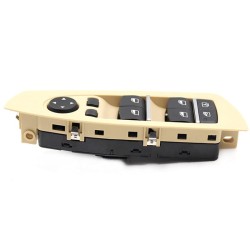 Διακόπτες Ηλεκτρικών Παραθύρων & Καθρεφτών Βάση Με Τα Κουμπιά Εμπρός Αριστερά Μπεζ 6 ΡΙΝ Για Bmw 7 F01 / F02 09-15